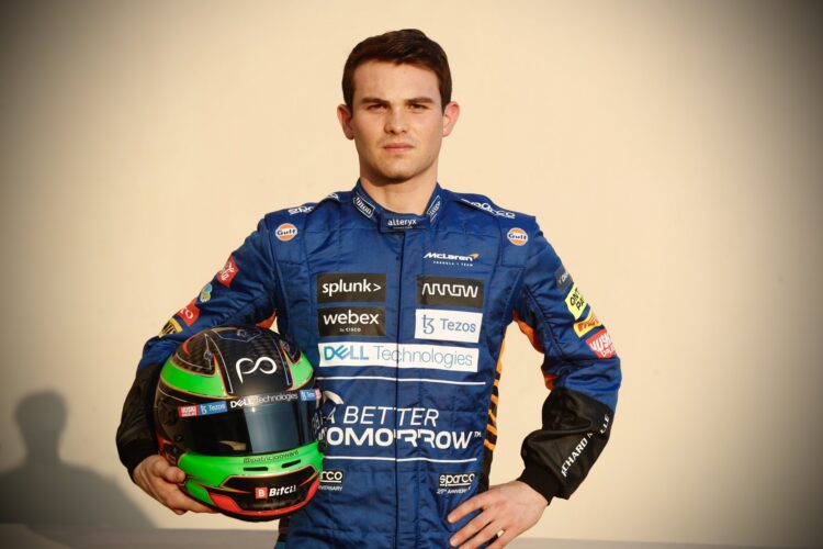 F1: O’Ward Suited and Booted for McLaren F1 test