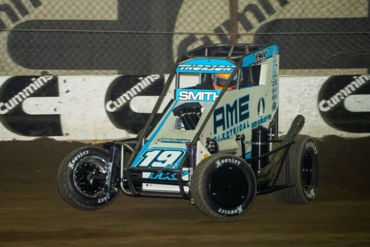 Chili Bowl: Tanner Thorson holds off Christopher Bell