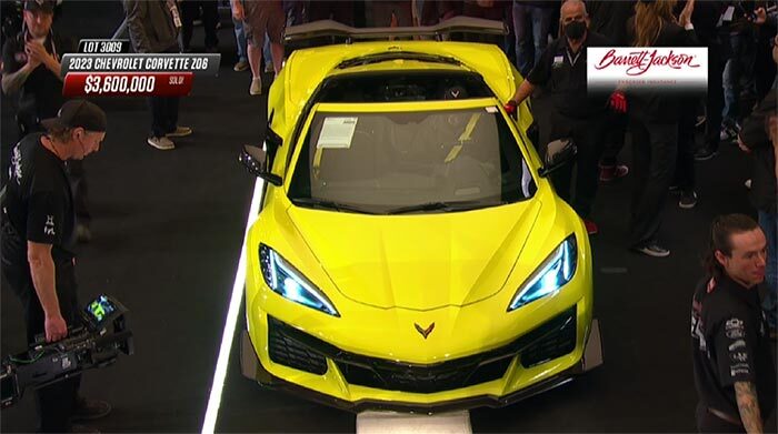 Automotive: Hendrick pays $3.6 million for first 2023 Corvette Z06