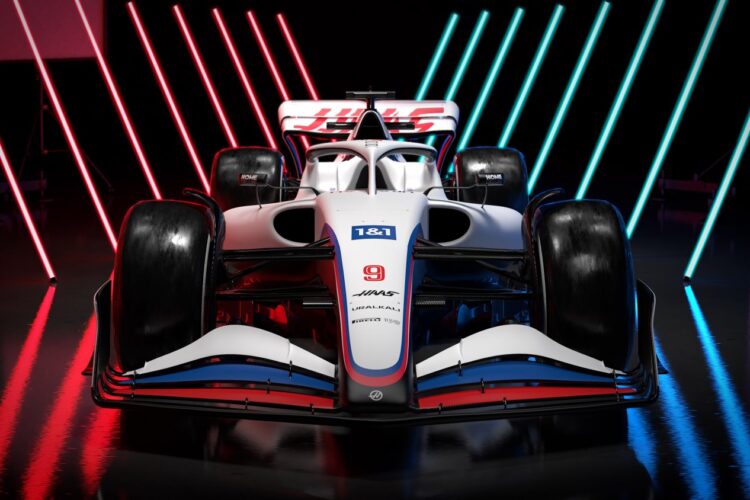F1: Haas team reveals their new 2022 car