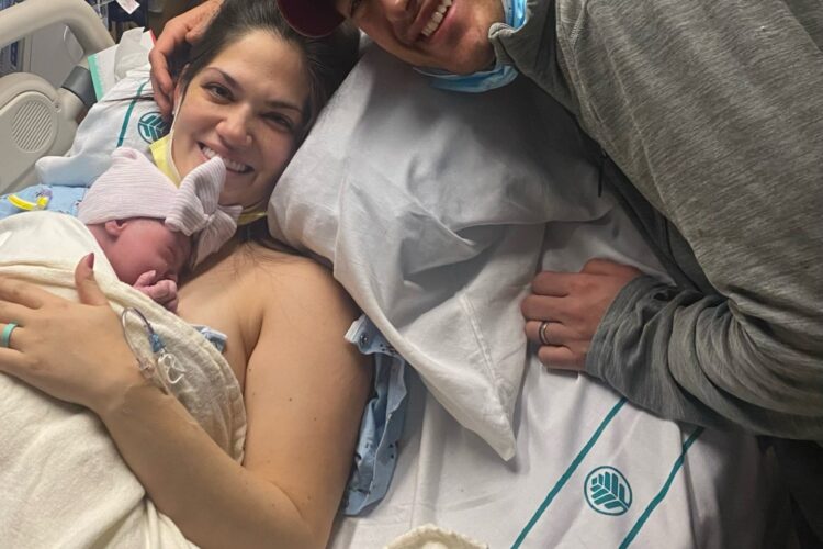 NASCAR: The Loganos welcome 3rd child into the world