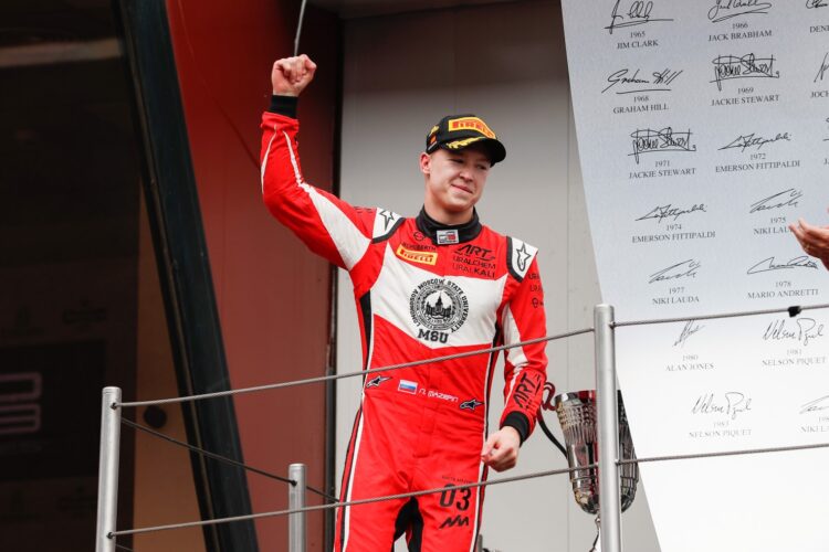 Mazepin cruises to debut GP3 victory