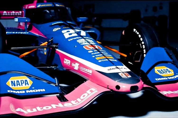 IndyCar: Rossi gets a combined paint scheme for 2022