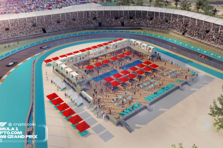 F1: Miami GP to feature a Hard Rock Beach Club on inside of Turn 12