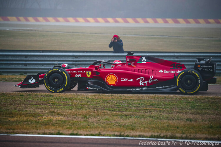 F1: Exclusive Photos – Ferrari shakes down F1-75 at Fiorano Friday