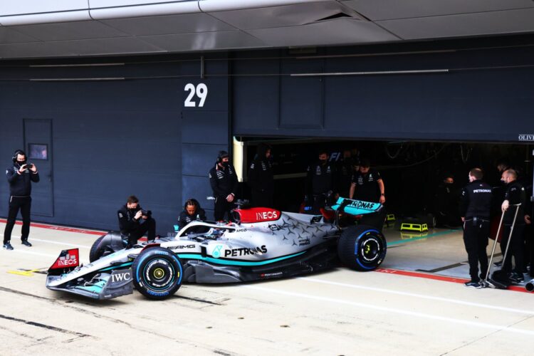 F1: On-Track Imagery of the Mercedes-AMG F1 W13