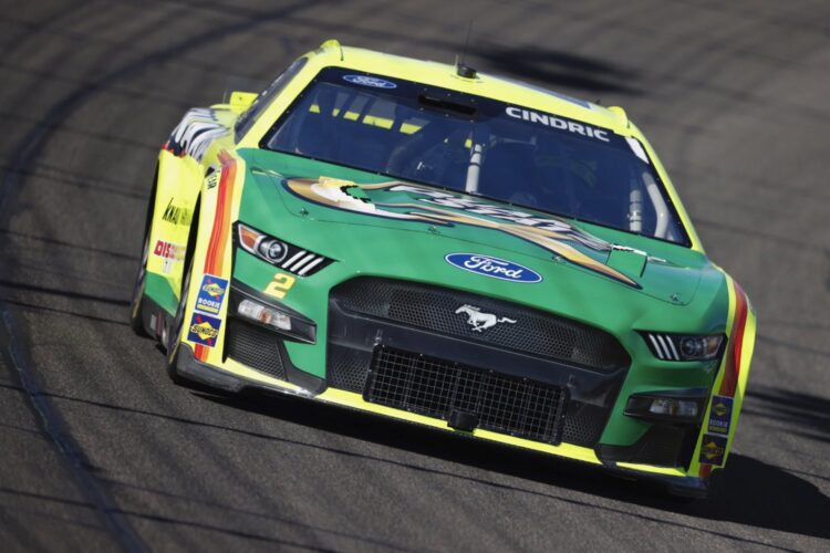 NASCAR: Austin Cindric wins pole in Fontana