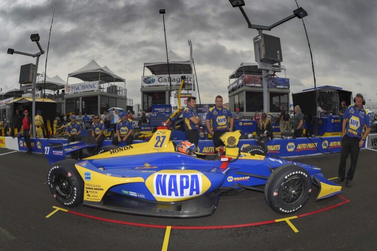 Rossi tops Gateway IndyCar practice