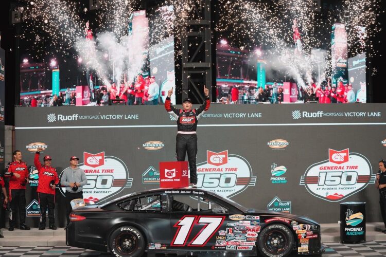 ARCA: Taylor Gray wins in Phoenix