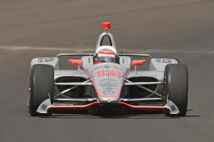 Power leads Penske all-front row at Pocono
