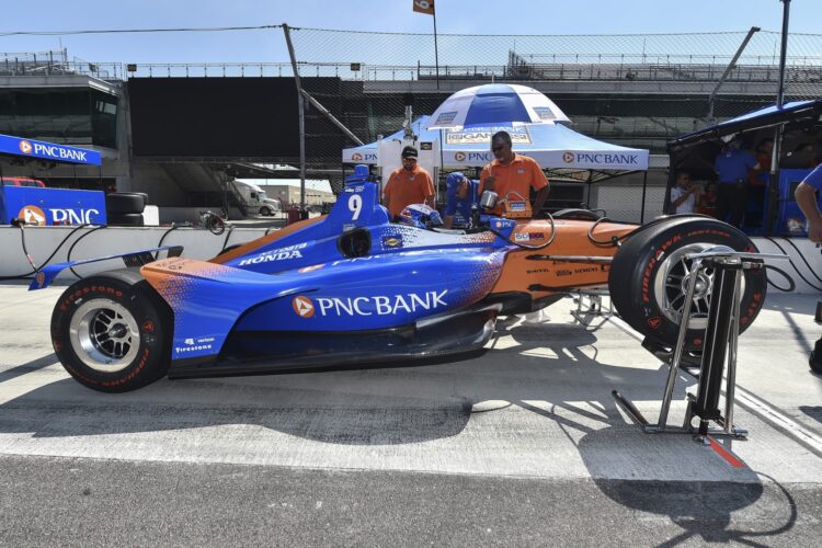 Power & Dixon test tires and aero tweaks for 2019 Indy 500