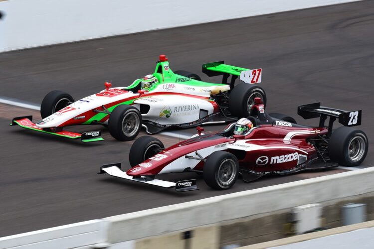Extra Points on Offer as Indy Lights, Pro Mazda Take on Gateway  Oval