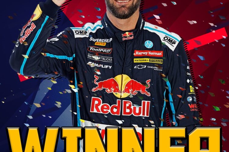 Supercars: Van Gisbergen wins hostile opener in Tasmania