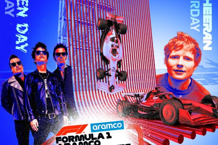 F1: Ed Sheeran and Green Day to perform at USGP