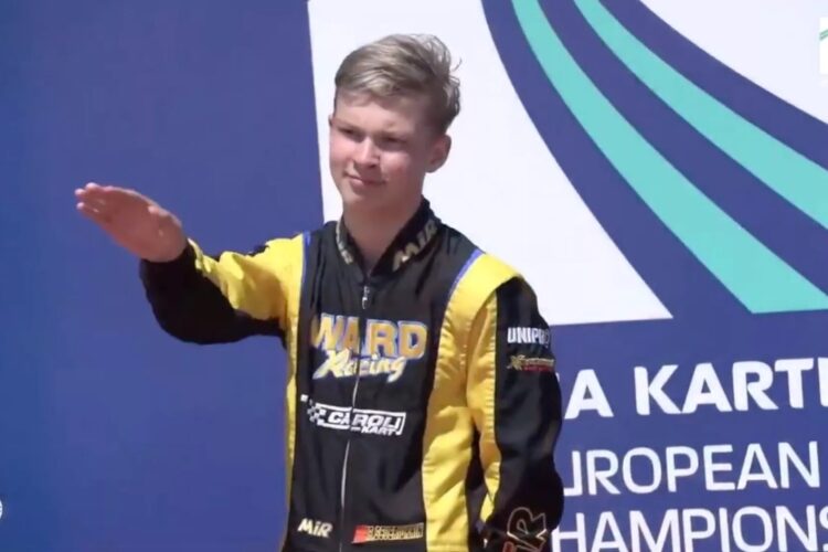 Karting: Russian Karter gives Nazi salute on podium, license now revoked  (Update)