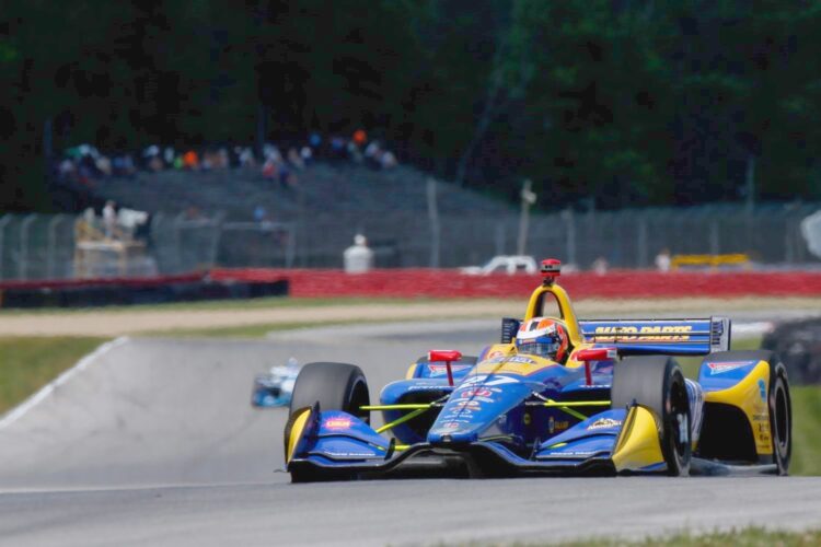 Rossi wins pole for Honda GP IndyCar race at Mid-Ohio
