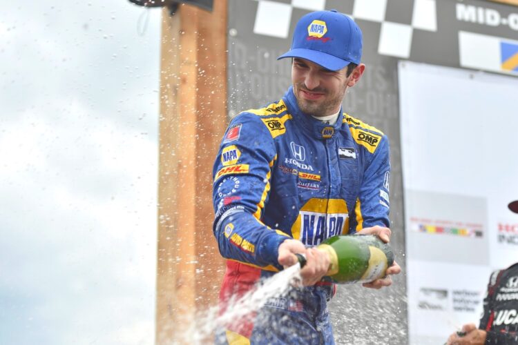 Rossi cruises to easy win at Mid-Ohio