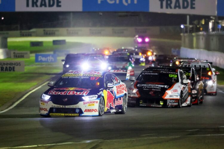 Supercars: Van Gisbergen wins Race 1 in Perth