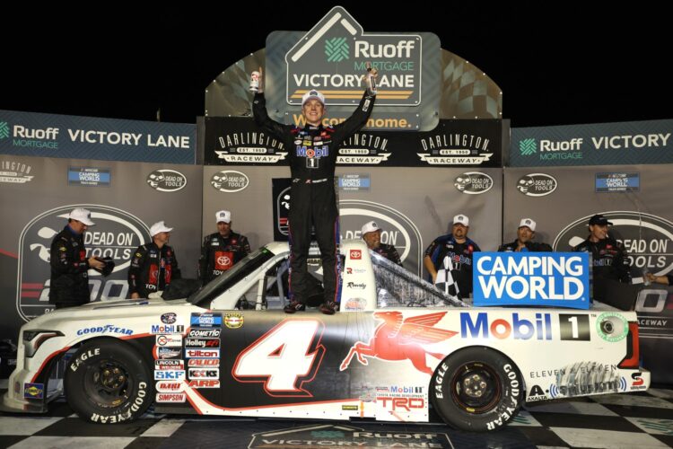 NASCAR: Nemechek wins Darlington Truck Race in OT