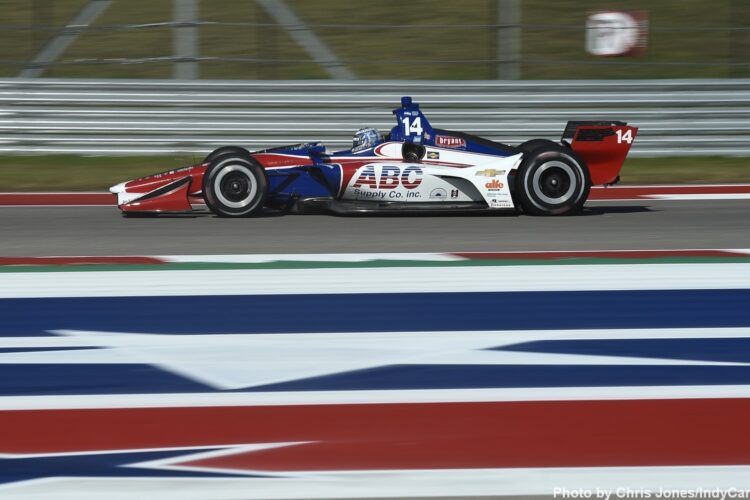 IndyCar test at COTA with Rossi and Kanaan