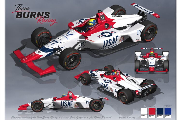 DCR Announces USAF, Conor Daly Indianapolis 500 Entry