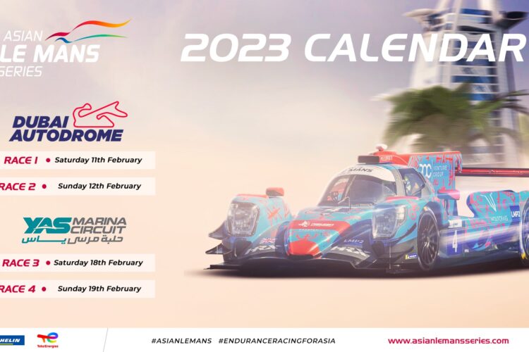 Asia Le Mans announces 2023 schedule