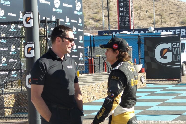 Scenes from Phoenix IndyCar Test