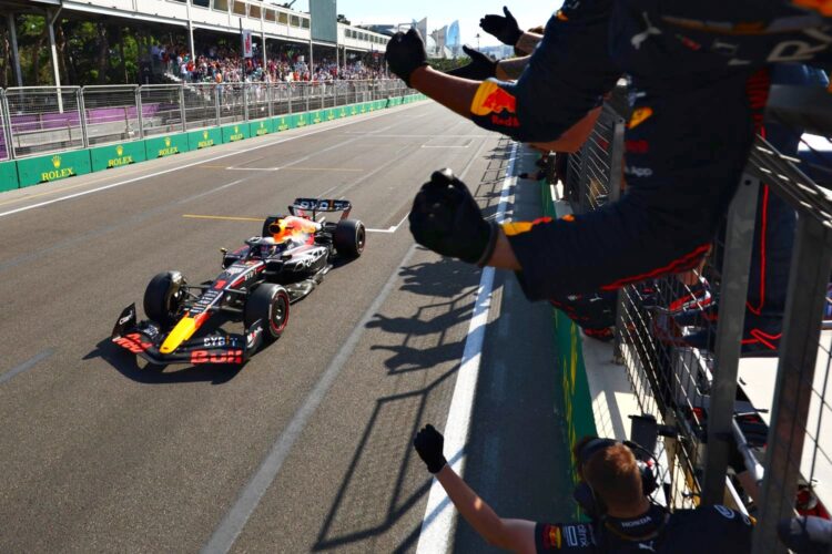 F1: Verstappen cruises to easy win in Baku, as Ferraris DNF