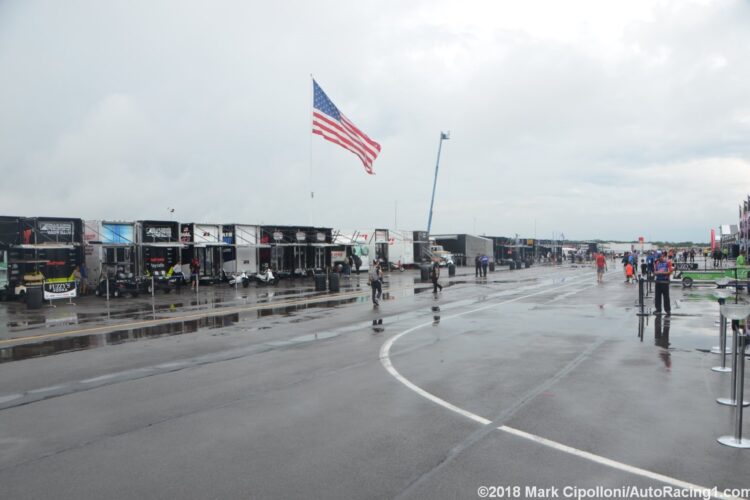 2nd IndyCar practice rained out