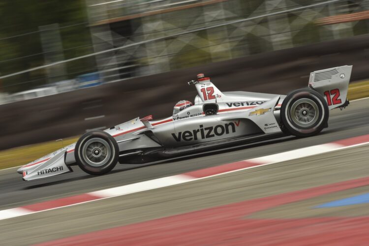 Power beats Newgarden for Portland pole