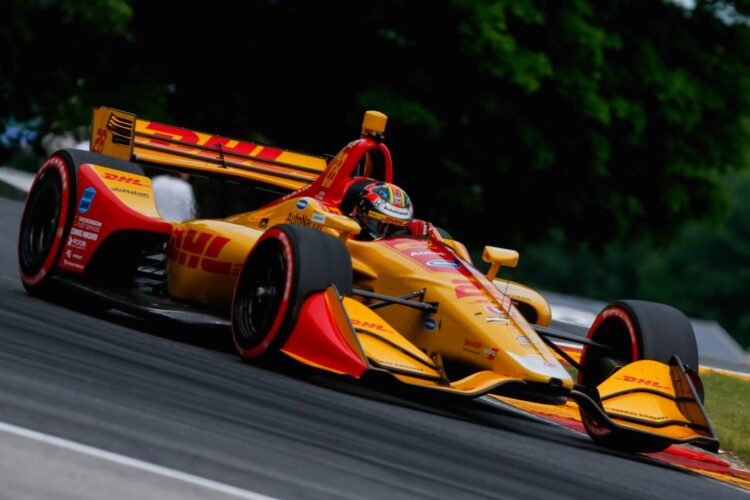 Hunter-Reay tops opening IndyCar practice at Road America