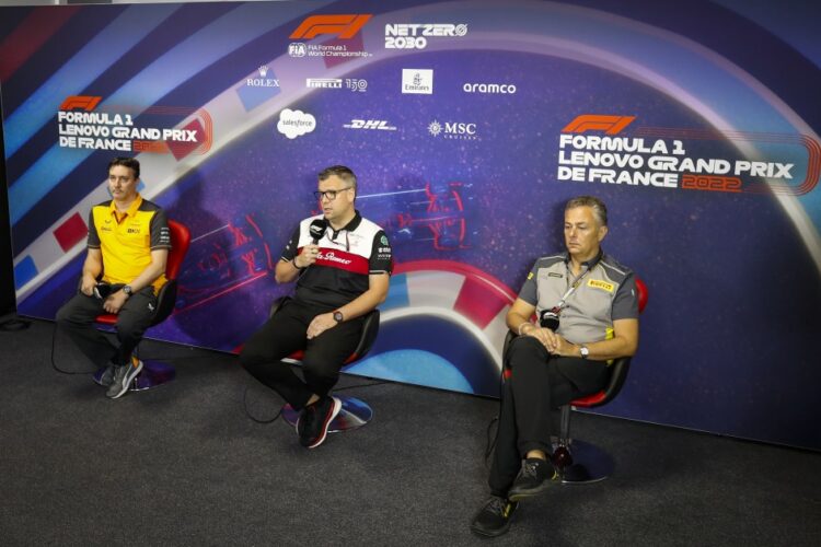 F1: French GP Team Representatives Press Conference