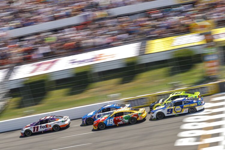 NASCAR: Hamlin wins from pole at Pocono