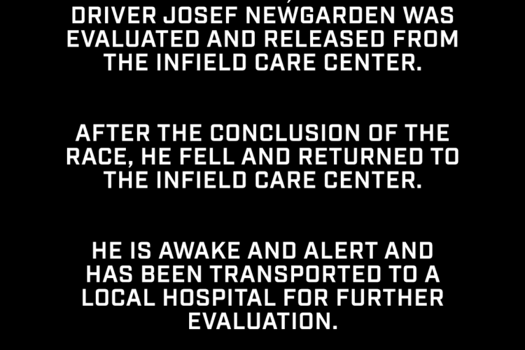 IndyCar: Newgarden collapsed after Sunday Iowa race