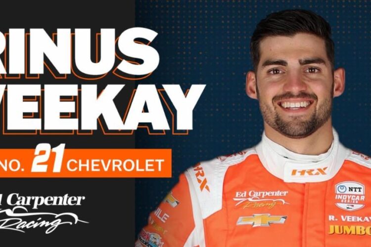 IndyCar: Veekay re-signs with ECR for multiple years