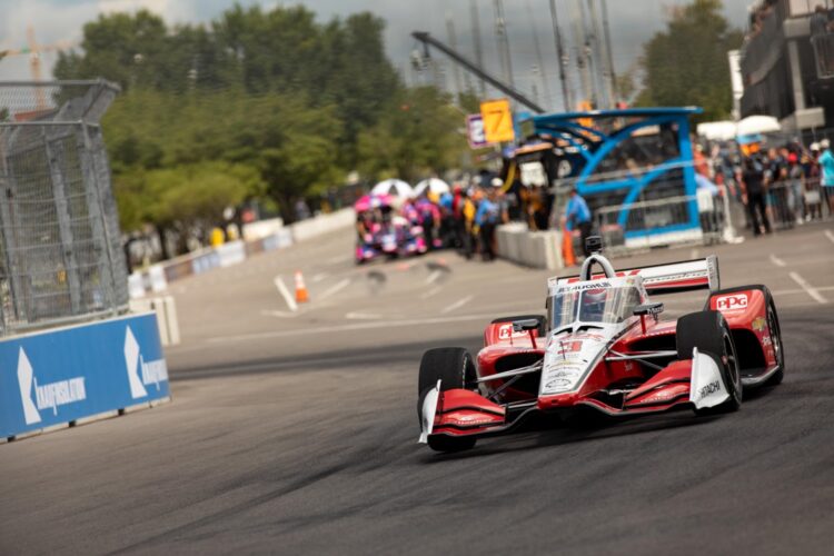 IndyCar: Cars running special Penske shocks run 1-2-3 in Nashville practice 2