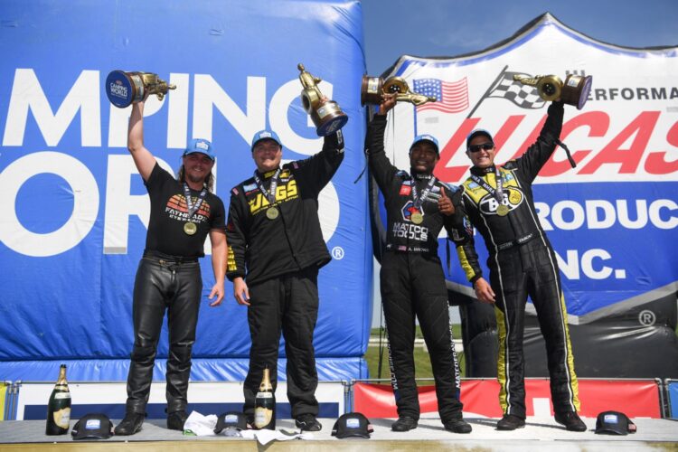 NHRA: Brown Tasca III, Gladstone, and Coughlin Jr., win in Topeka