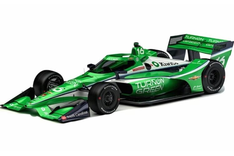 IndyCar: TurnOnGreen to sponsor Paretta’s car at Laguna Seca
