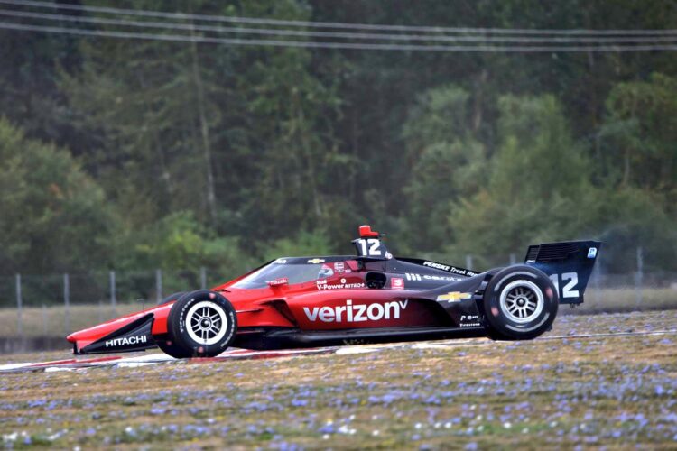 IndyCar: Power tops IndyCar PIR test, then crashes