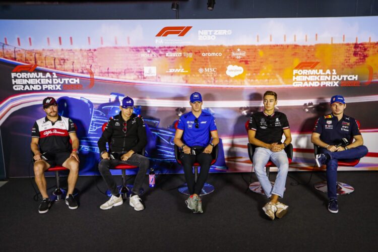 F1: Dutch GP Thursday Driver Press Conference Transcript