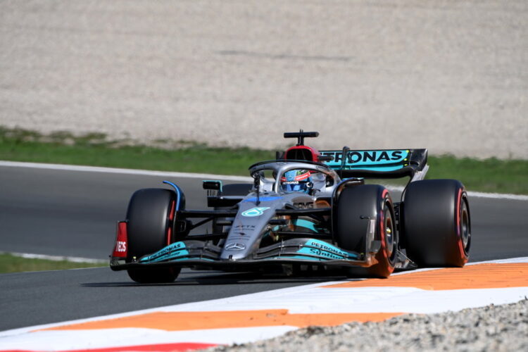 F1: Russell leads Mercedes 1-2 in opening practice for Dutch GP