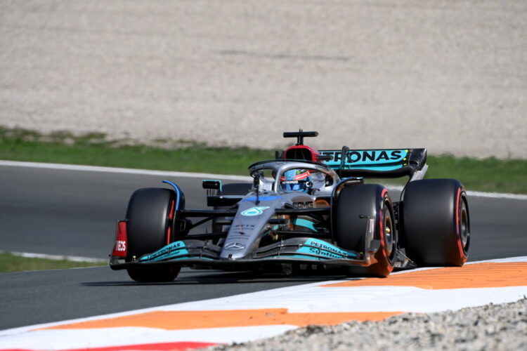 F1: Russell leads Mercedes 1-2 in opening practice for Dutch GP