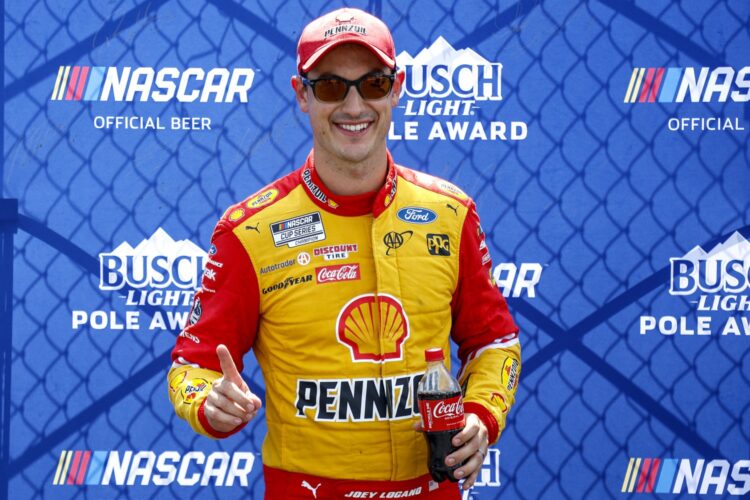 NASCAR: Logano wins pole for Cup Series playoff opener at Darlington