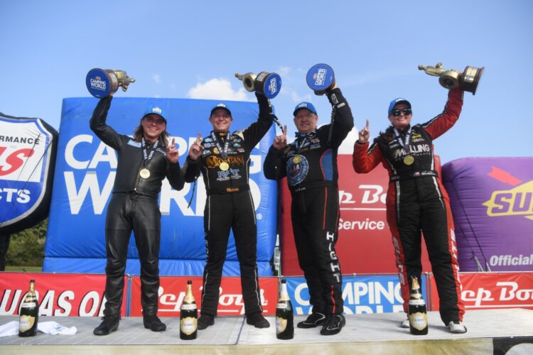 NHRA: Pep Boys NHRA Nationals Results at Maple Grove