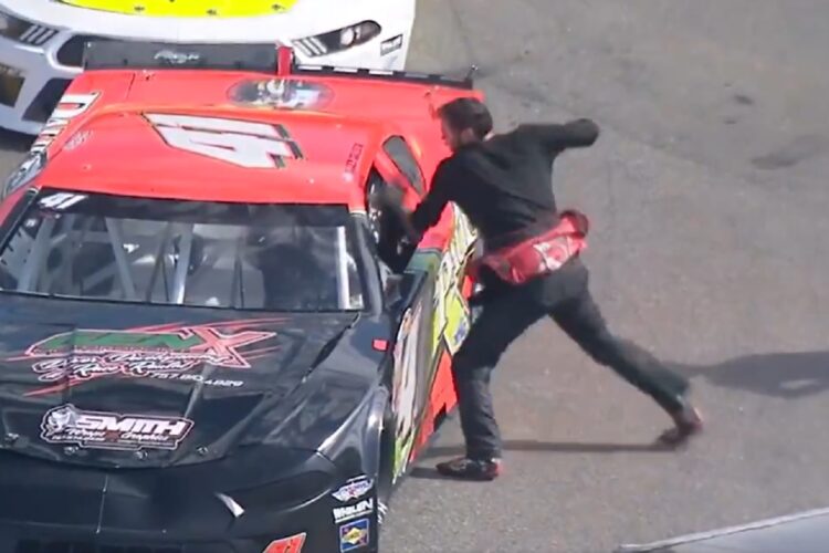 NASCAR: Andrew Grady Punches Davey Callihan Multiple Times