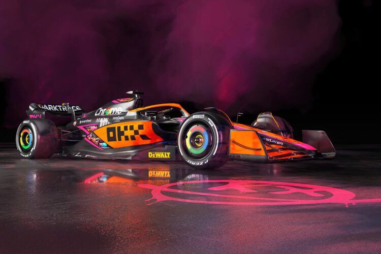 F1: McLaren and OKX unveil special livery for Asia races