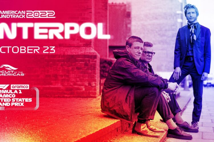 F1: Interpol Rock Band to close out USGP