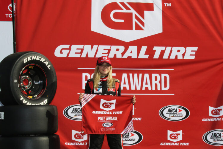 Natalie Decker wins Daytona pole for ARCA race