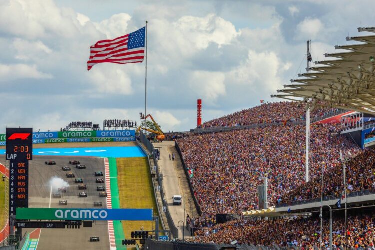 F1: USGP still shooting for 500,000 attendance