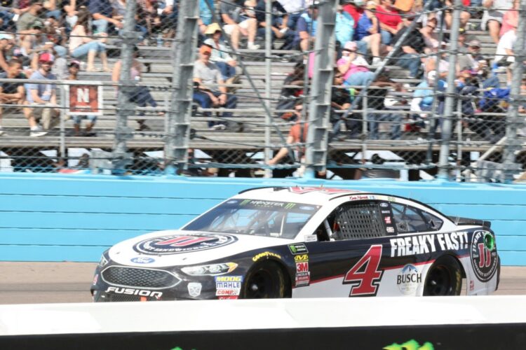 Harvick surges to Busch Pole Award at ISM Raceway